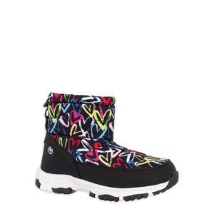 Portland Boot Company Girls Black Cozy Boots, Size 3